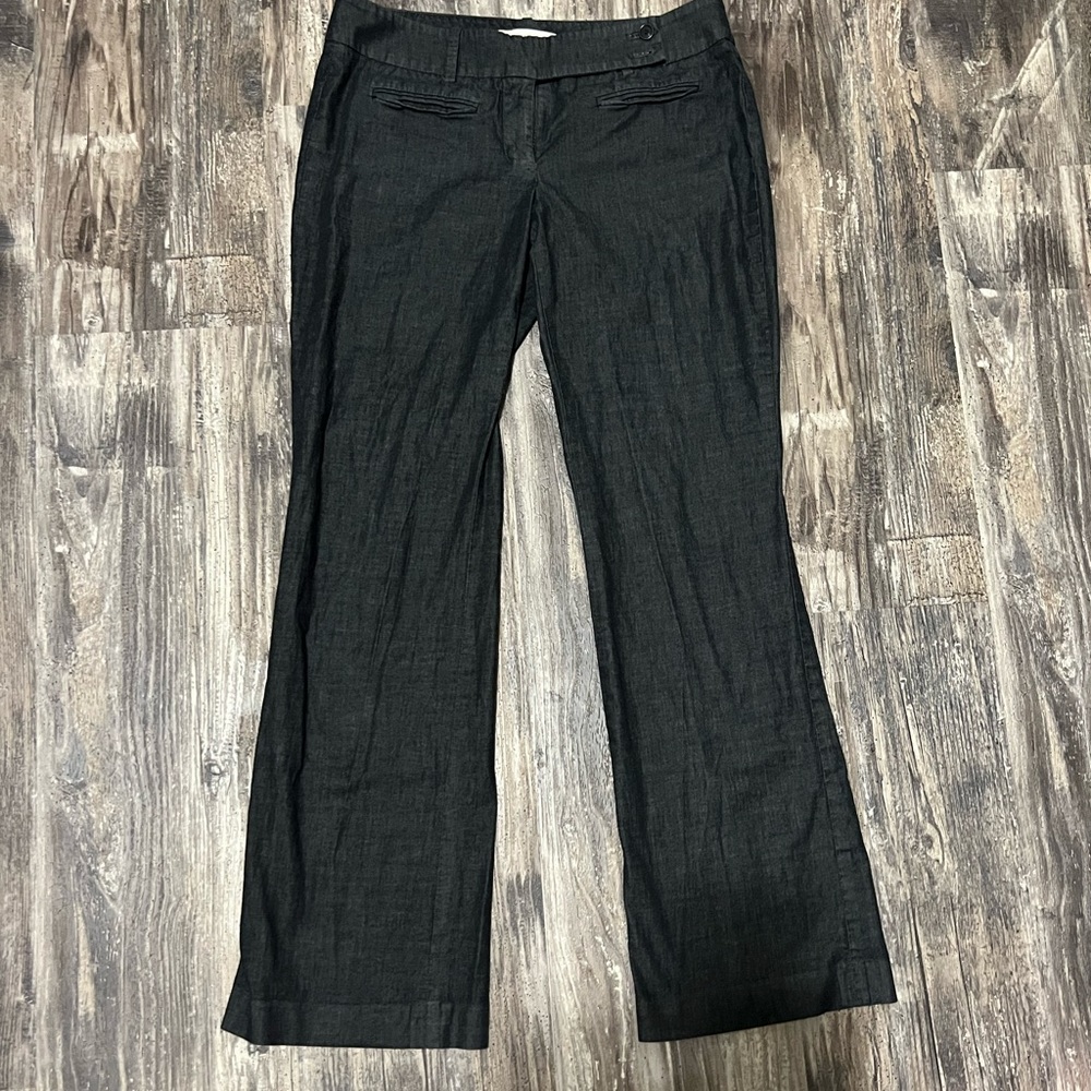 Loft dress pants shiny Demi color size 6
